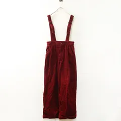 2025AW ピンクハウス PINK HOUSE コーデュロイパンツ M｜レッド トップス ボトムス オーバーオール サロペット【2400014830088】