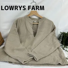 ✅LOWRYS FARM ベージュ　セーター
