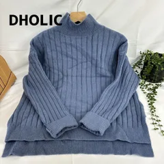 ✅DHOLIC ブルー　ニット　セーター
