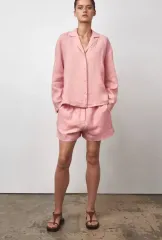 ZARA リネン ルーズフィット ハーフパンツ (新品)