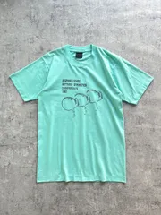 90's FRUIT OF THE LOOM "Gymnastics" T-shirt フルーツオブザルーム Tシャツ 新体操 ミント グリーン USA製 Mのサムネイル