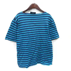 セントジェームス SAINT JAMES Tシャツ カットソー ボーダー 半袖 紺 ネイビー 青 ブルー /YI