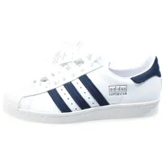 adidas (アディダス) SUPER STAR 80S スーパースター レザーローカットスニーカー ホワイト US8.5/26.5cm EE8778
