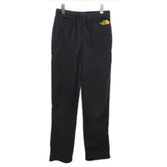 ザノースフェイス THE NORTH FACE パンツ スウェット ボトムス フリース ロゴ刺繍 黒 ブラック 150㎝ ■IBO90