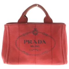 PRADA (プラダ) CANAPA カナパ トートバッグ ハンドバッグ レッド ROSSO BN2439