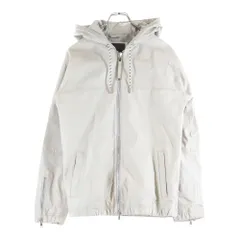 DIESEL BLACK GOLD (ディーゼルブラックゴールド) ジップアップ レザージャケット ベージュ カーフレザー