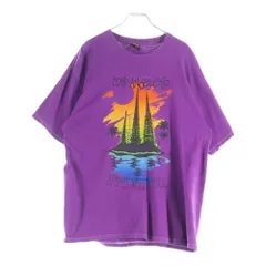 STUSSY (ステューシー) 90S VINTAGE Los Angeles Tee ヴィンテージ ロスアンゼルス フロントプリント半袖Tシャツ カットソー パープル