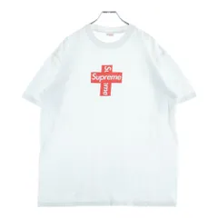 SUPREME (シュプリーム) 20AW Cross Box Logo Tee クロスボックスロゴ 半袖Tシャツ カットソー ホワイト