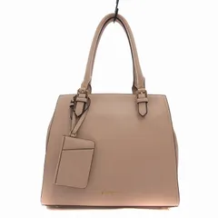 サマンサタバサ Samantha Thavasa エンターライン トートバッグ ハンドバッグ ミニポーチ付き ロゴ ベージュ /FT