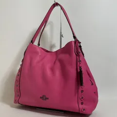 2601-17｜美品｜コーチ ショルダーバッグ レザー ピンク
