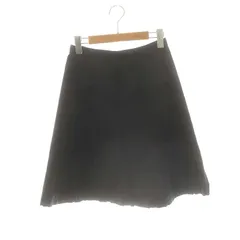 マークバイマークジェイコブス MARC by MARC JACOBS 裾切り替えコットンシルクフレアスカート 膝丈 2 ブラック /ES ■OS