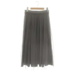 レイビームス Ray Beams チュールスカート ギャザースカート フレア 0 チャコールグレー /ES ■OS