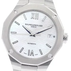 ボーム＆メルシェ Baume & Mercier 10663 リビエラ 4Pダイヤ デイト 自動巻き レディース 美品 _943194のサムネイル