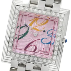 コルム CORUM 138.341.47 ピラミッド ダイヤベゼル クォーツ レディース 良品 _942748のサムネイル