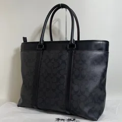 2601-216｜美品｜コーチ シグネチャー トートバッグ ブラック