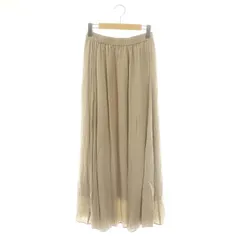 フレームワーク Framework 切り替えフレアスカート4 ロング マキシ丈 36 グレージュ /DF ■OS