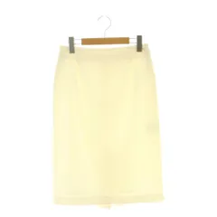 エポカ EPOCA タイトスカート ひざ丈 40 白 ホワイト /AT