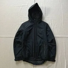 archive　アーカイブ古着　L.L.Bean　エルエルビーン　マウンテンパーカー　フルジップアップ中綿ジャケット　裾ドローコード　忍者型フード　ジップポケット　裾ロゴ刺繍　ブラック　ギミック　裏地キルティング　gimmick mountain parka