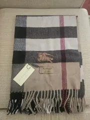 バーバリー チェック カシミア マフラー スカーフ