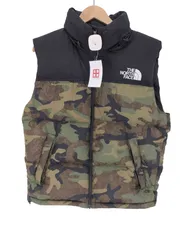 ザノースフェイス THE NORTH FACE ヌプシベスト 迷彩 カモフラ メンズ import：L 