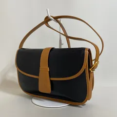 2601-222｜美品｜セリーヌ ショルダーバッグ レザー ブラック トリオンフ