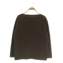 セントジェームス SAINT JAMES バスクシャツ コットン 長袖カットソー ボートネック T3 ブラウン /MY ■OS