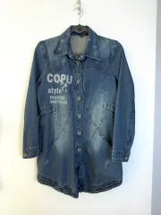 デニム ロング ワンピース ジャケット