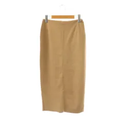 スピック&スパン Spick&Span フェイクスウェード調タイトスカート マキシ ロング 36 茶 ブラウン /AT ■OS