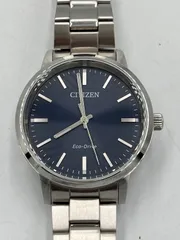 ■ CITIZEN シチズン Eco-Drive メンズ腕時計 ネイビー文字盤 SS