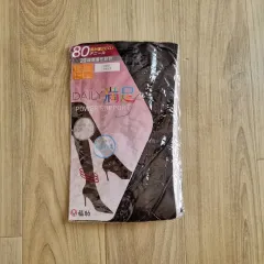 日本 フクスケ デイリー満足 パンスト タイツ 80デニール L LL