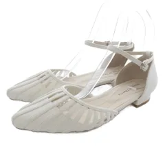 オリエンタルトラフィック ORIENTAL TRAFFIC フラット ポインテッドトゥ サンダル ストラップ LL 25.5cm 白