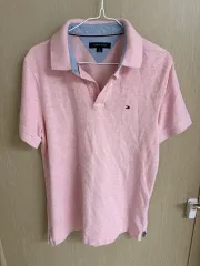 トミーヒルフィガー ピンク ポロ Tシャツ