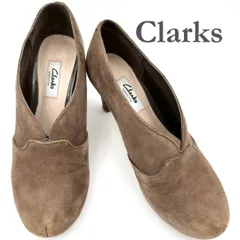 Clarks ブーティー スエード デザインカット ブラウン 381Tのサムネイル
