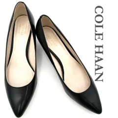 COLE HAAN パンプス レザー ポインテッドトゥ ブラック 897T