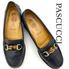 極美品＊希少品】Bussola 本革 ホースビットローファー 《23.5cm 