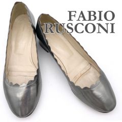 【新品】ファビオルスコーニ ベーシックパンプス　アーモンド　フラット　23㎝ 新品】ファビオルスコーニ ベーシックパンプス アーモンド フラット 23