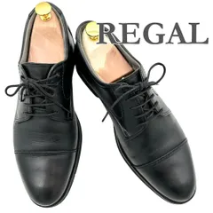 REGAL ドレスシューズ 本革 ストレートチップ ブラック 1554A