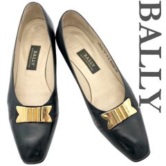 BALLY パンプス ブラック 37 イタリア製 24cm - メルカリ