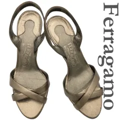 Ferragamo サンダル バックストラップ ゴールド 1821A