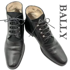 BALLY ショートブーツ 本革 ビブラムソール レースアップ ブラック 1838Tのサムネイル