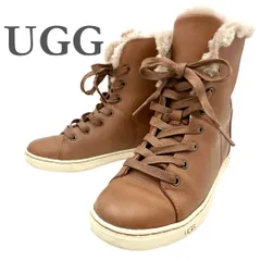 ■希少■ UGG ショートブーツ 本革 レースアップ キャメル 1910T