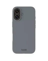 Holdit スマホケース (iPhone 16 / スペースグレー) スマホ ケース カバー (シリコン/ワイヤレス充電可能/強力なグリップ) iphoneケース iPhone16 [スペースグレー] [iPhone16]