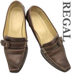 REGAL リーガル コインローファー ポインテッドトゥ 24cm 試し履きのみ 