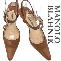 MANOLO BLAHNIK ミュール 39サイズ オリーブ マノロ - メルカリ