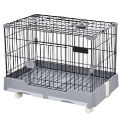 「数量限定セール」ウサギ ケージ 小型 ペットケージ ハムスターケージ 小動物ケージ キャスター付き 天井扉 飼育ケージ いぬ ネコ うさぎ 組立簡単 ルームケージ 小動物用 ウサギケージ 室内飼い スチール製 引き出しトイレ付