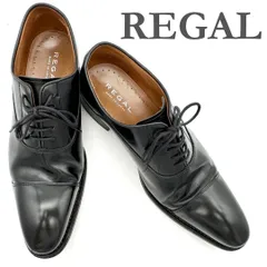 REGAL ドレスシューズ 本革 ストレートチップ ブラック 2409T