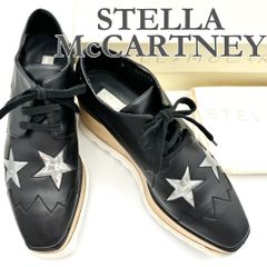 Stella McCartney エリス 厚底シューズ ロゴ ブラック 35.5 - メルカリ