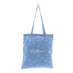 キャスキッドソン Cath Kidston dog heads トートバッグ 水色 ドッグヘッド柄 犬柄 総柄 /RI ■OS