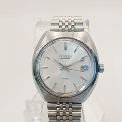 【稼働】0214-6 CITIZEN シチズン 4-600819 メンズ腕時計 自動巻き デイト