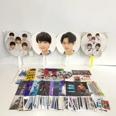 【中古品】 HiHi Jets 作間龍斗 猪狩蒼弥 うちわ 生写真 他 グッズ まとめ セット 【086-250222-rk-02-izu】